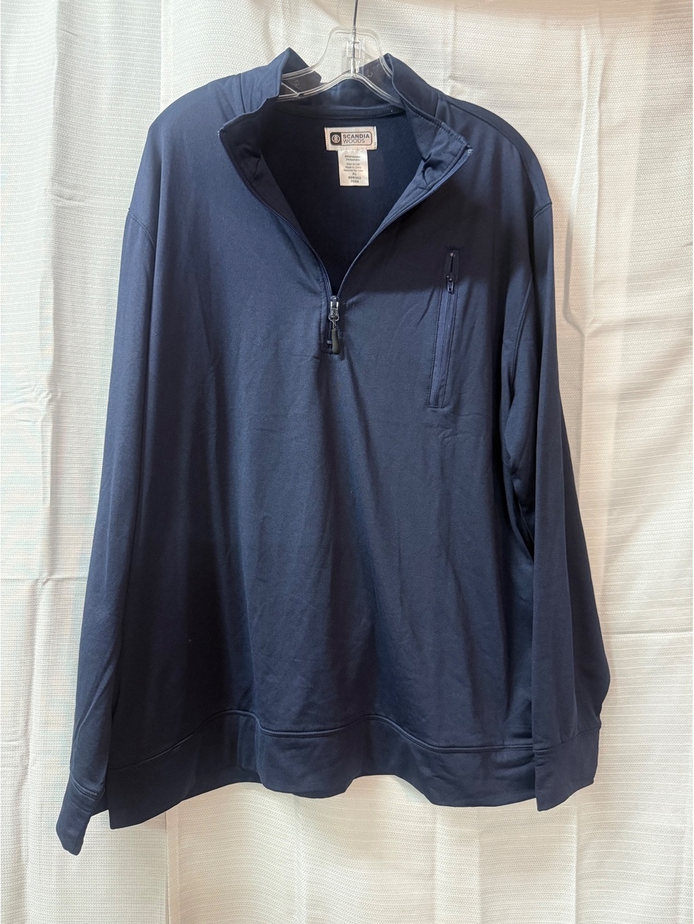 Scandia Woods Men's Navy Blue Pullover Sweatshirt XL